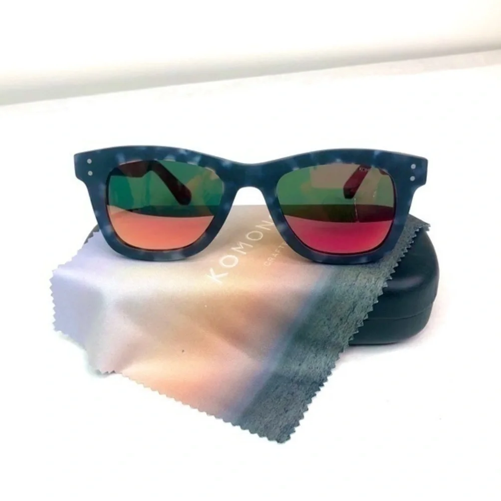 KOMONO Allen Matte Indigo Demi Sunglasses …